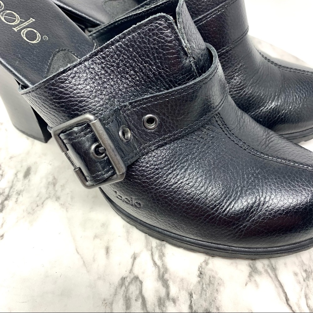 Bolo by Born Buckle Leather Chunky Comfort Clog Mules 9   Classic Bohemian Comfy - Picture 16 of 16